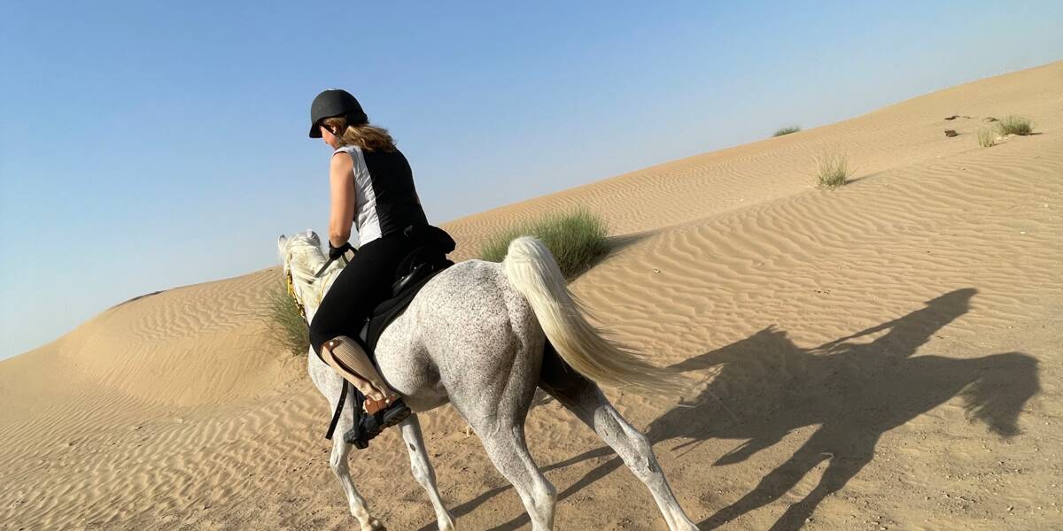 Desert Horse Riding Dubai Enjoying Life Group InterNations